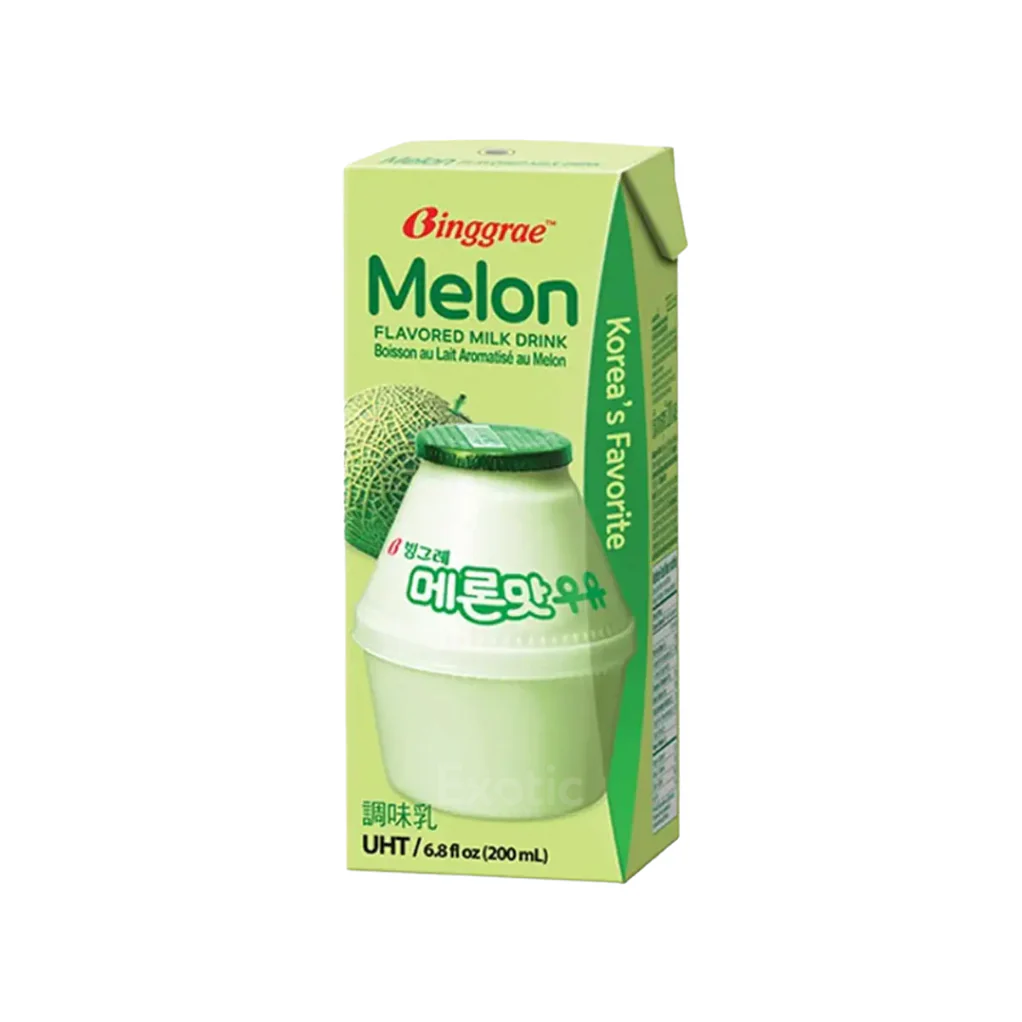 Melon Flavored Milk Drink