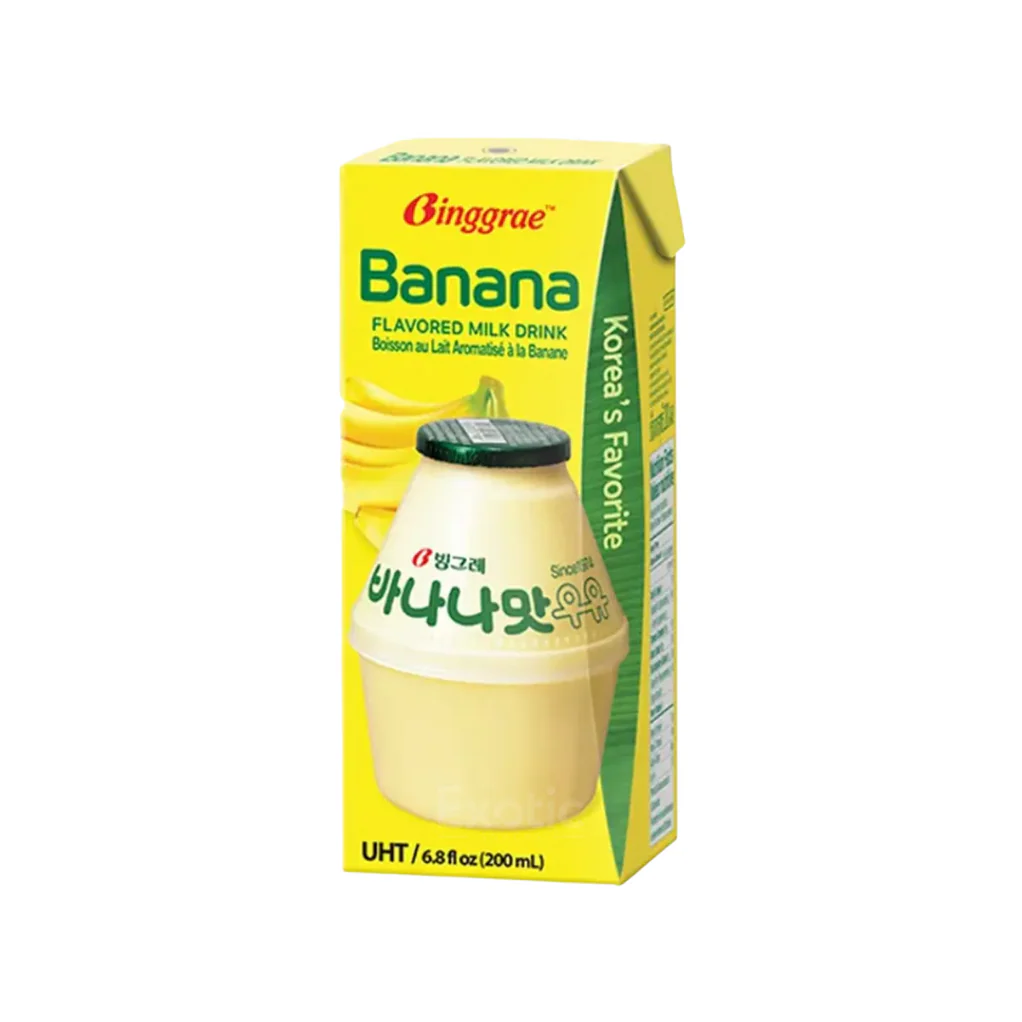 Banana Flavored Milk Drink